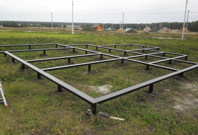 Фундамент на винтовых сваях